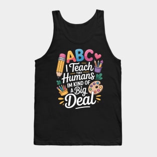 Teacher Appreciation Back To School Cute Tank Top
